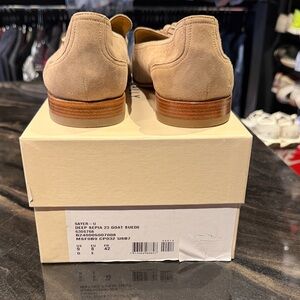 Bally Beige Suede Men's Slip-Ons